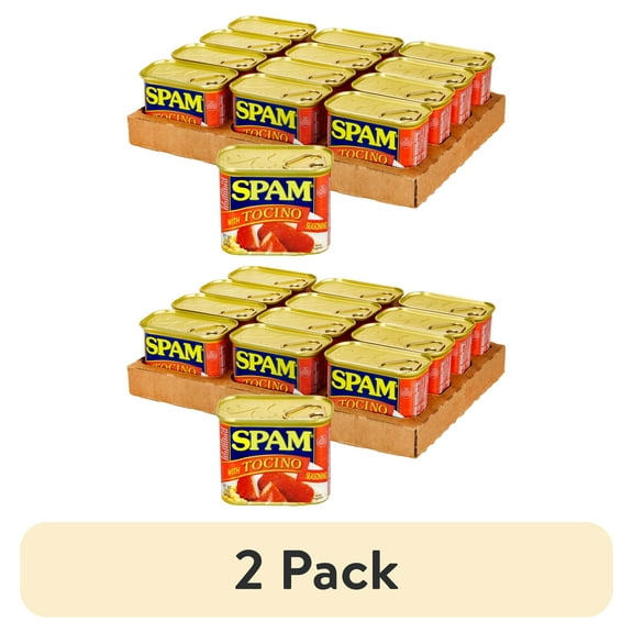 (2 pack) SPAM With Tocino Seasoning, 12 oz Can (12-pack)