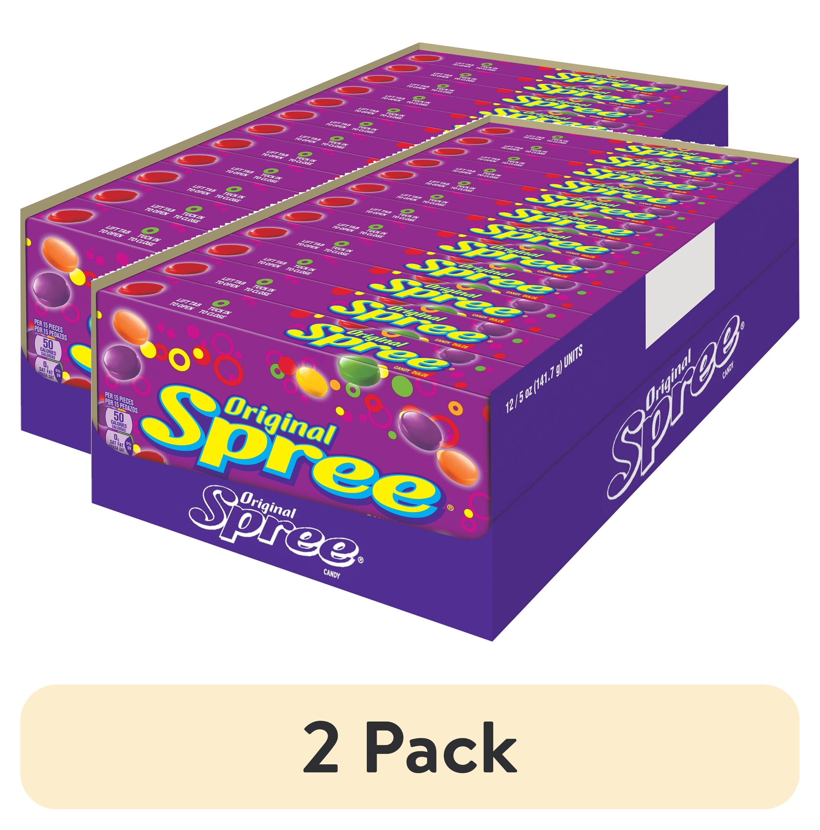 Spree, Candy, Fruity Flavors, 12-5 oz. Boxes, Fun Treats - Walmart.com