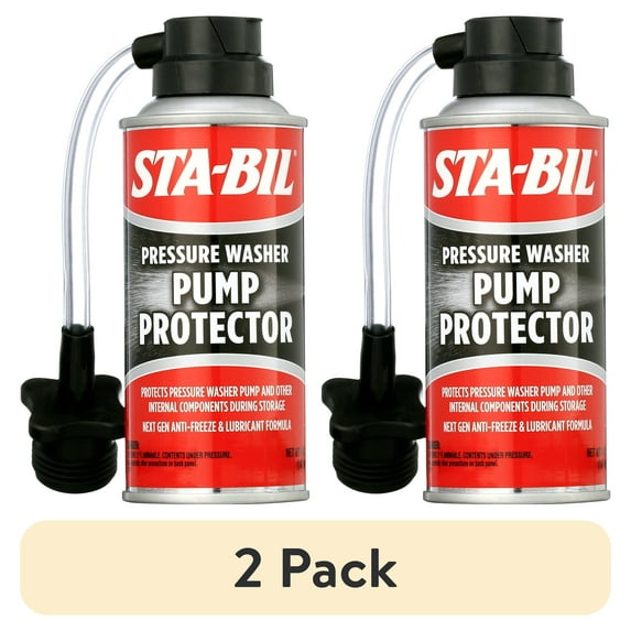 (2 pack) STA-BIL Pump Protector - Protects Pressure Washer Pumps, Anti-Freeze & Lubricant, 4 Ounces (22007)