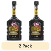 2 pack STP Ultra 5-in-1 Fuel System Cleaner Gas Additive, 12 fl oz