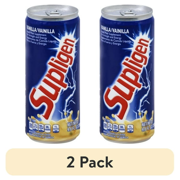 (2 pack) Supligen Vanilla Nutritional Drink 9.8oz, Pack of 12