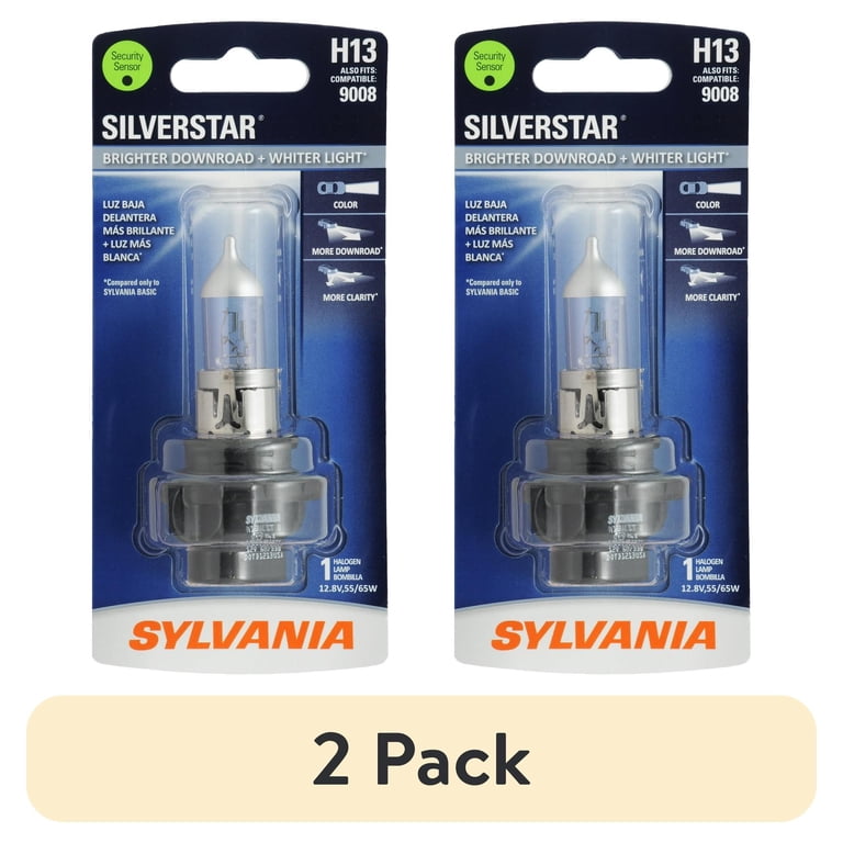 SYLVANIA H13 Halogen Headlight Bulb - Brighter Downroad Light