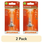 2 pack Sylvania H7 SilverStar ULTRA Halogen Headlight Bulb, 1 Pack, Compatible with Multiple Cars