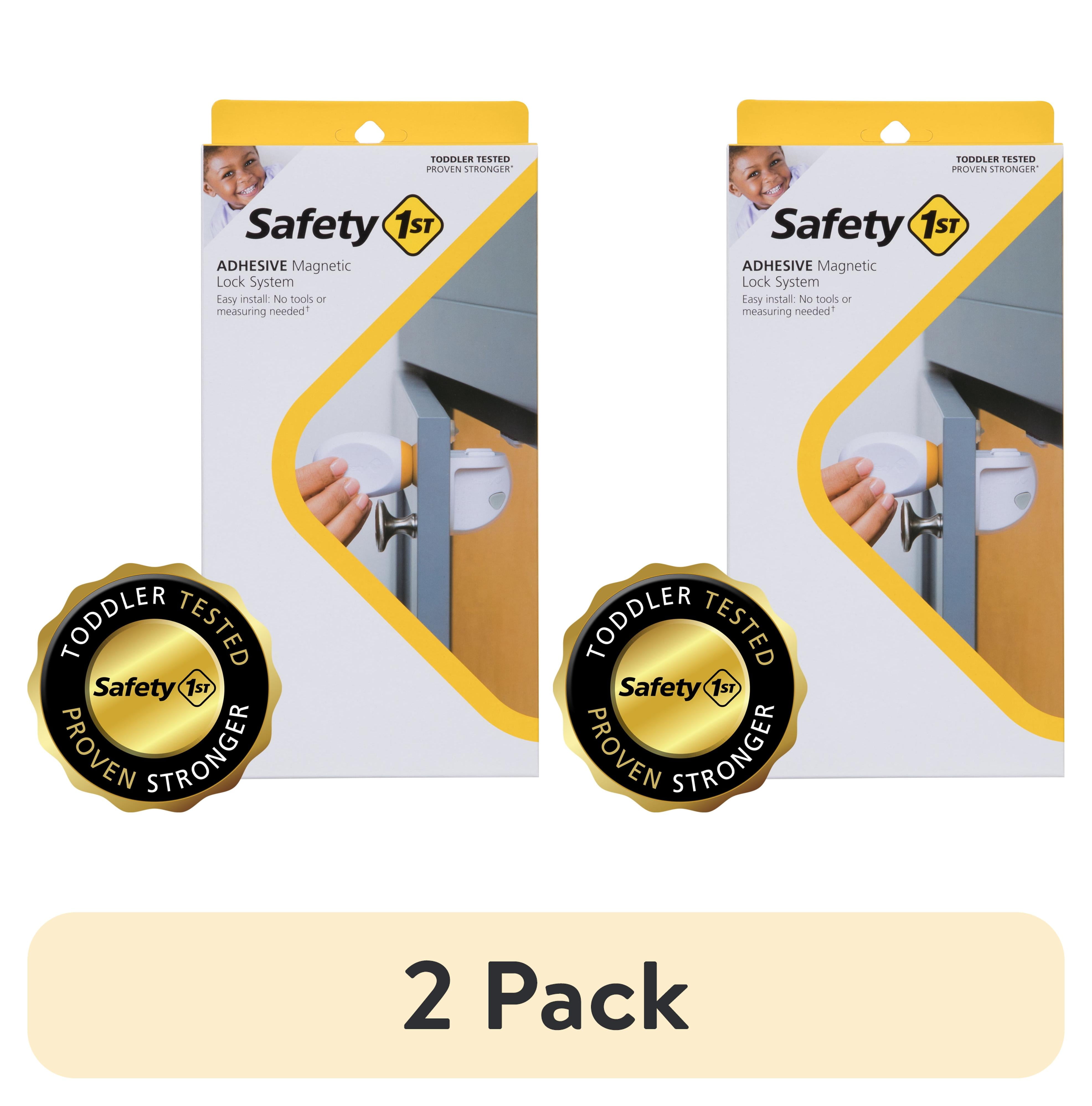 (2 pack) Safety 1st Adhesive Magnetic Lock System - 8 Locks and 2 Keys ...