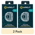 thumbnail interactive-video image 1 of (2 pack) Safety 1st Parent Grip Door Knob Covers 3pk, Crystal Clear, Toddler, 1 of 20