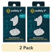 (2 pack) Safety 1st Plug Protectors (24pk), White, Toddler