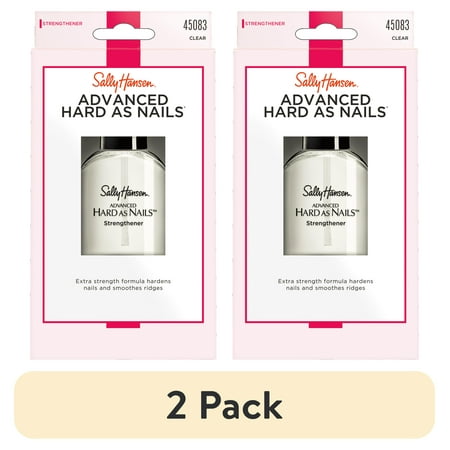 (2 pack) Sally Hansen Advanced Hard As Nails Strengthener Nude Nail Treatment