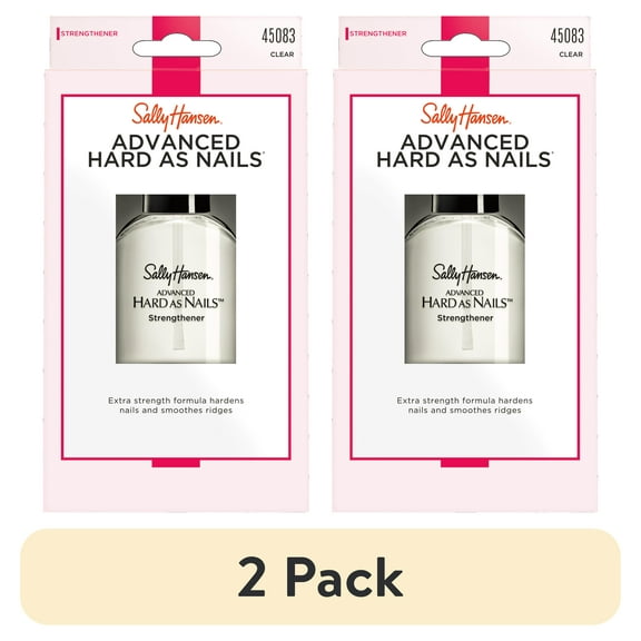 (2 pack) Sally Hansen Advanced Hard As Nails Strengthener Nude Nail Treatment