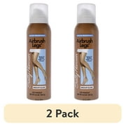 2 pack Sally Hansen Airbrush Legs Makeup, Medium Glow, 4.4 oz Spray, Water and Transfer-Resistant