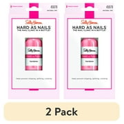 (2 pack) Sally Hansen Hard As Nails® Natural Tint, Nail Strengthener, 0.45 Fluid Ounces ,Nail Hardener, Nail Polish, Nail Strengthening Polish, Color Nail Polish, Clear Finish, Base Coat