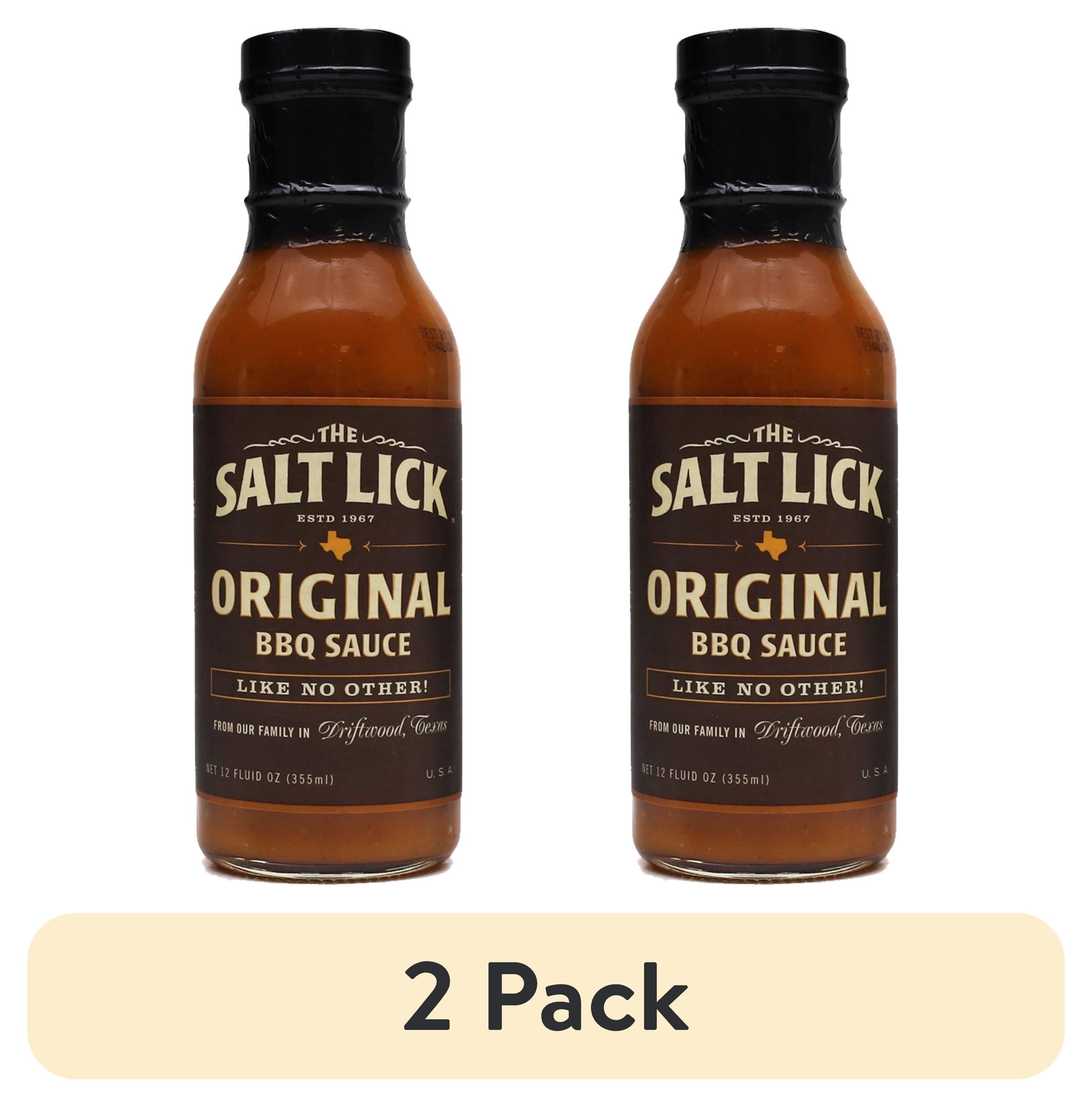 (2 pack) Salt Lick Bar B Que Products Salt Lick Bar-B-Que Sauce, 12 oz SINGLE