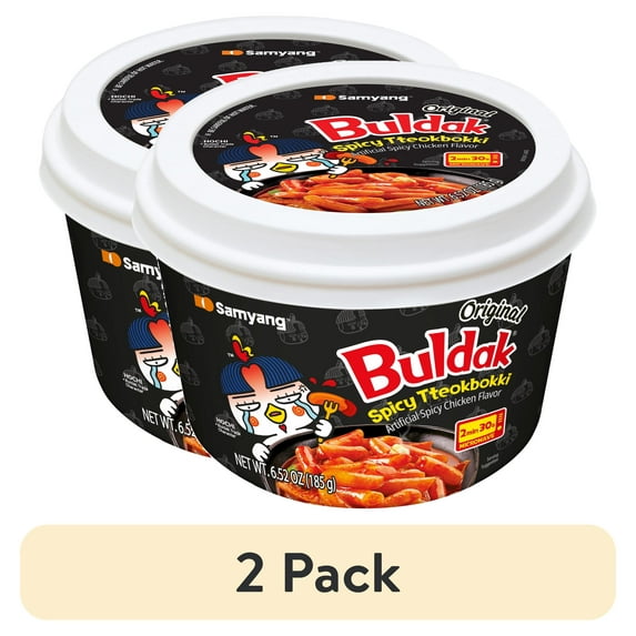 (2 pack) Samyang Topokki Hot Chicken Bowl - Buldak Tteokbokki (185g)