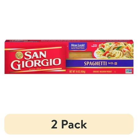 (2 pack) San Giorgio 16 oz Spaghetti Pasta