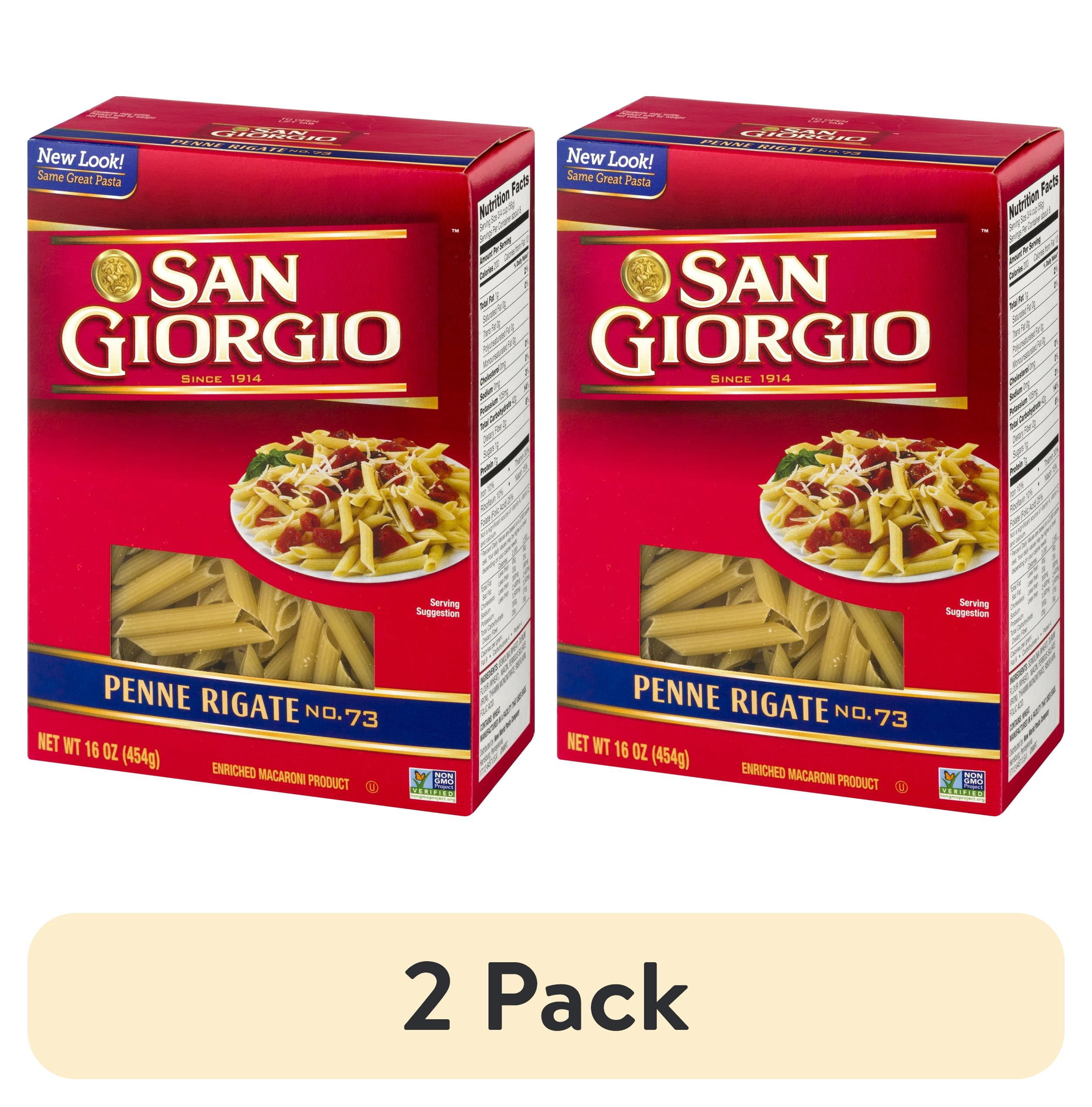 (2 pack) San Giorgio Penne Rigate Pasta, 16-Ounce Box