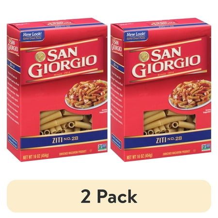 (2 pack) San Giorgio Ziti, 16-Ounce Box