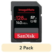 2 pack SanDisk ImageMate 128GB SDXC Flash Memory Card