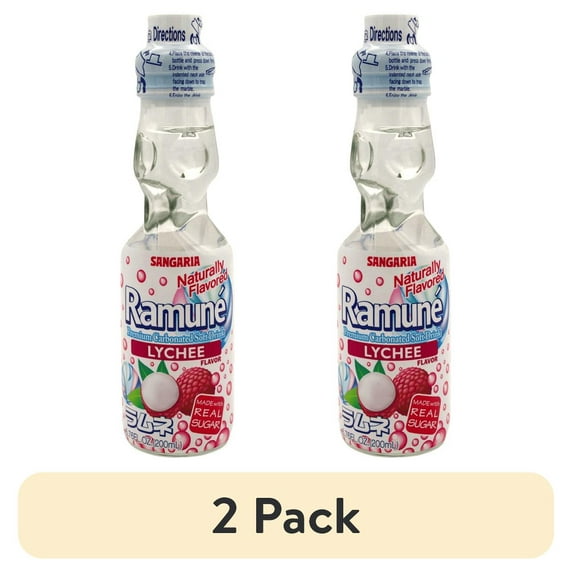 (2 pack) Sangaria Ramuné, Premium Carbonated Soft Drink