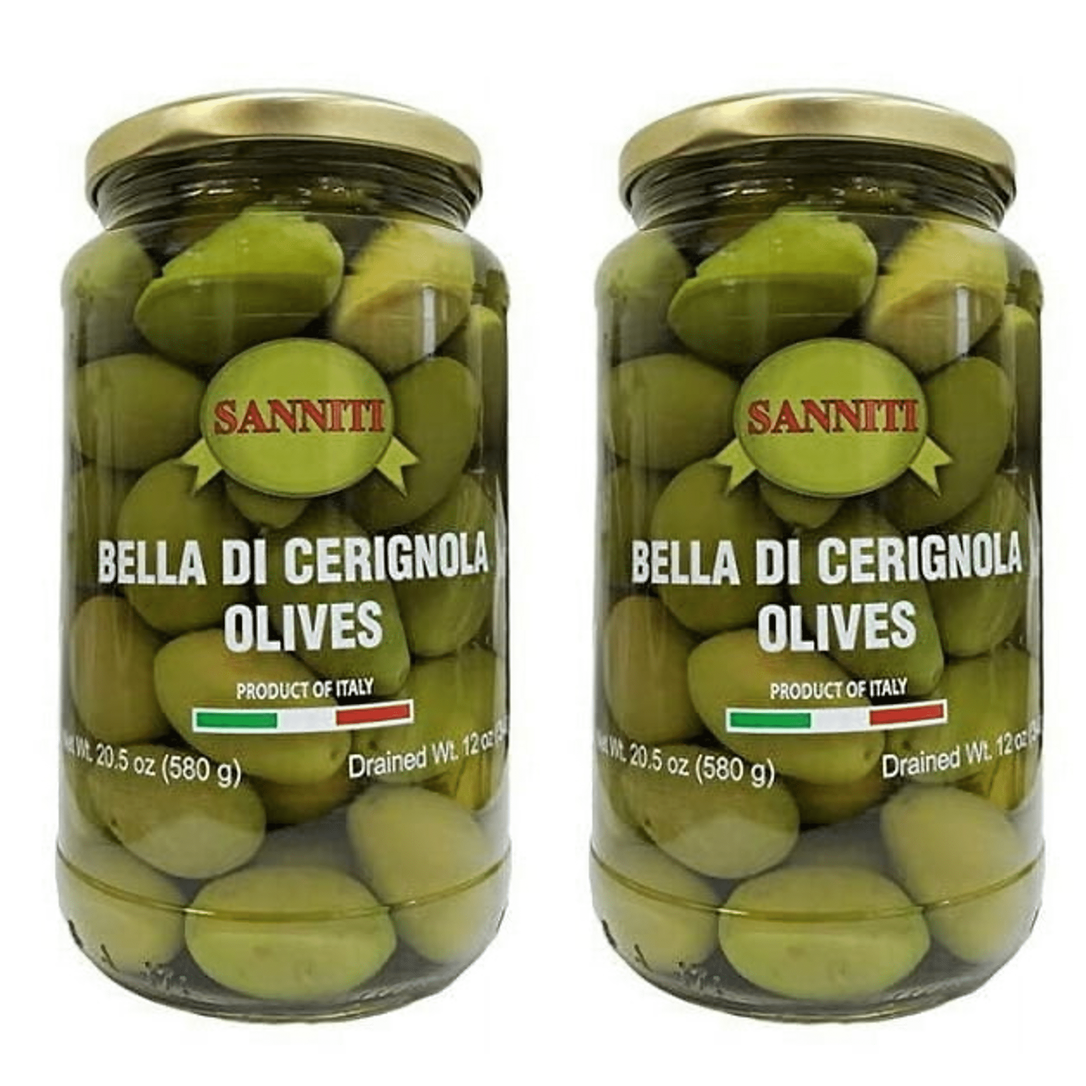 Sanniti, Olives, Whole Bella di Cerignola, 20.5 oz - Walmart.com