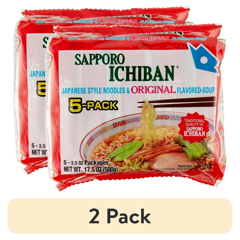 2 pack) Sapporo ichiban Original Flavored Soup Japanese Style