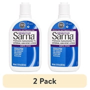 2 pack Sarna Sensitive Steroid-Free Anti-Itch Lotion Unscented
