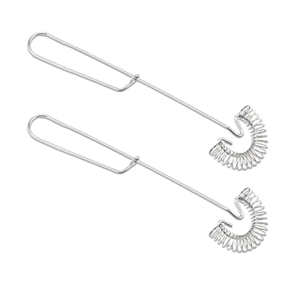 2 pack Sauce Master Whisk Silver,27cm, Stainless Steel Spring Coil ,Handheld Design for Eggs, Cream, Sauces, Gravy - Spiral Whipper Beater Cooking Tools