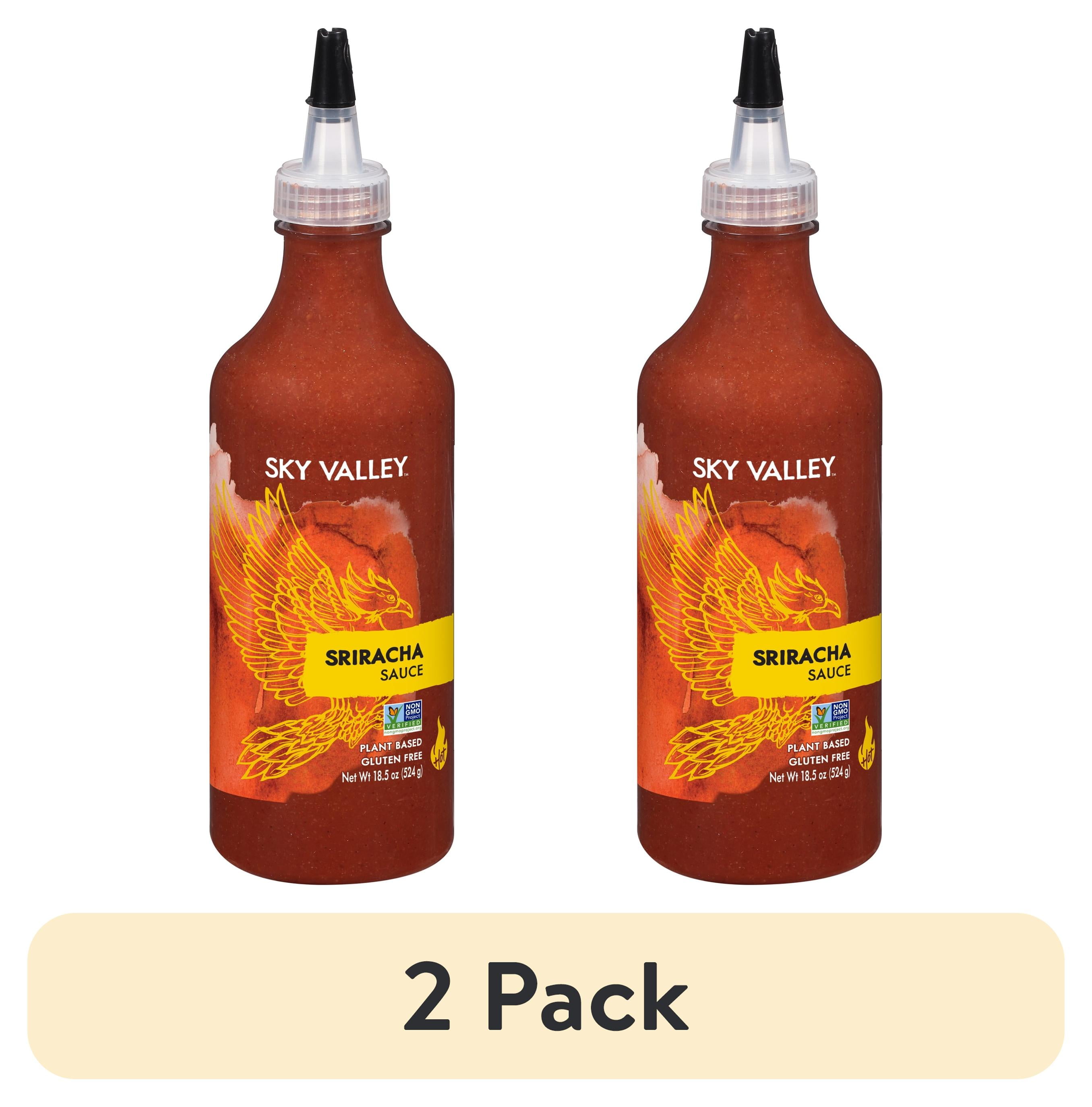 (2 pack) Sky Valley Sriracha Sauce 18.5 oz - Walmart.com
