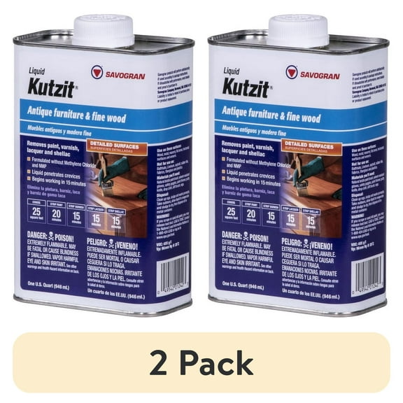 (2 pack) Savogran Kutzit Methylene Chloride Free Stripper 1 qt