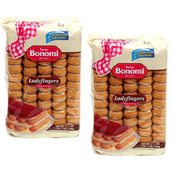 (2 pack) Forno Bonomi Savoiardi Ladyfingers VTF517 1/2 oz. package