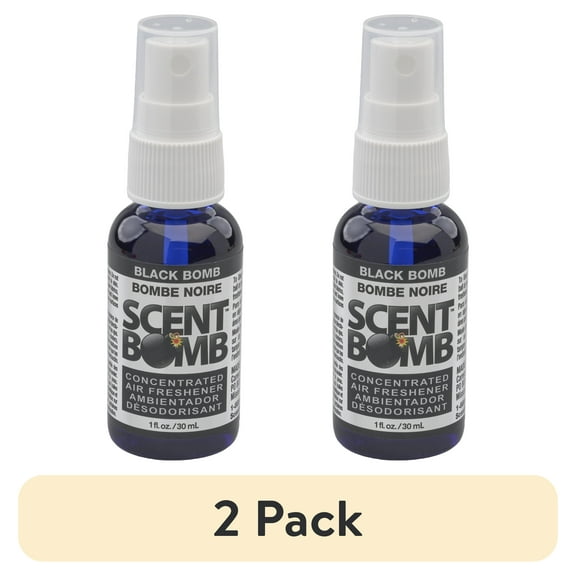 (2 pack) Scent Bomb Black Bomb Scent Spray Air Freshener, 1 oz.