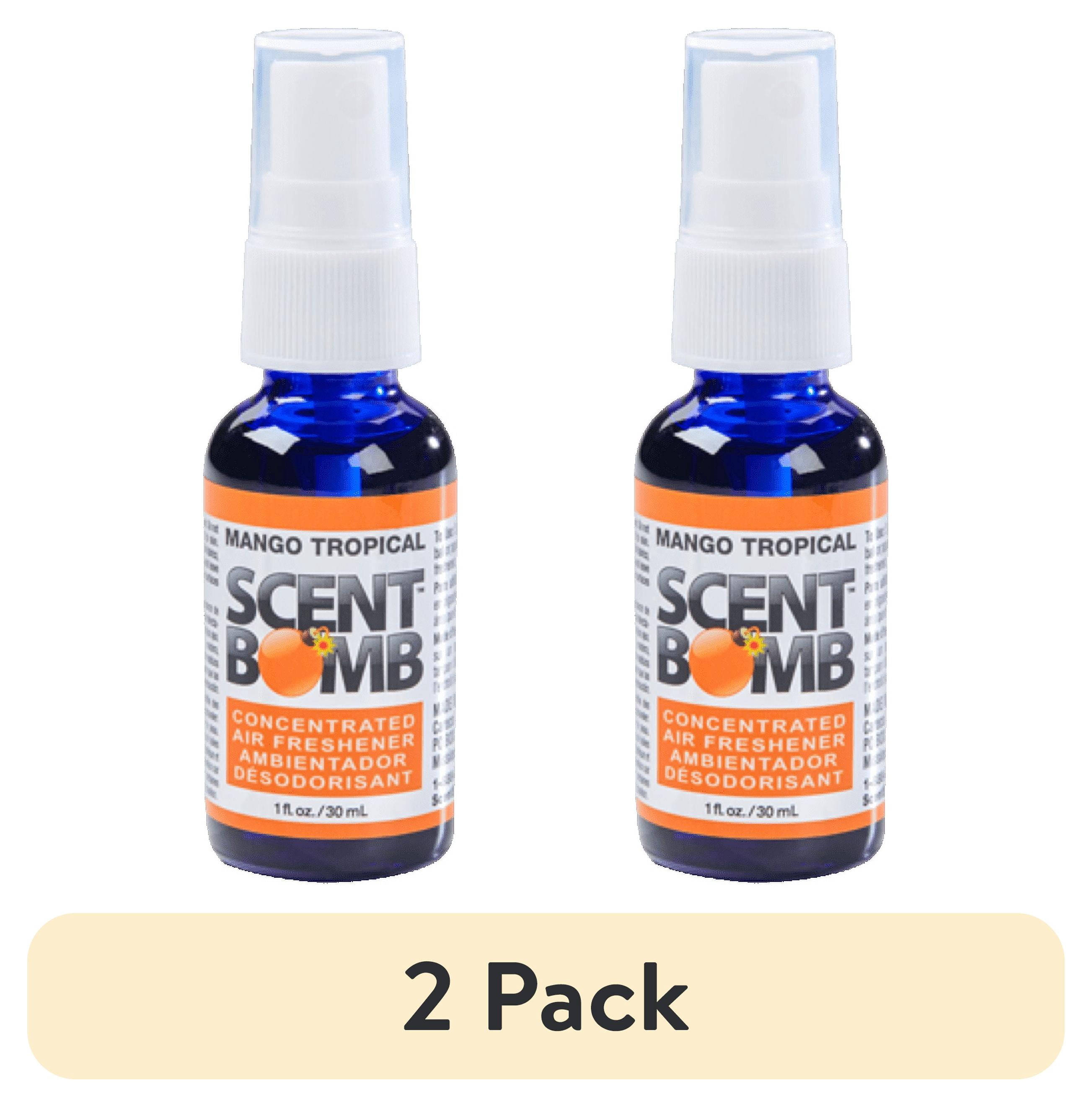 (2 pack) Scent Bomb Mango Tropical Scent Spray Air Freshener, 1 oz.