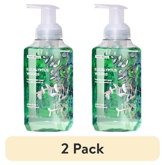 (2 pack) Scent Theory Foaming Hand Soap, Eucalyptus Woods, 11 fl oz