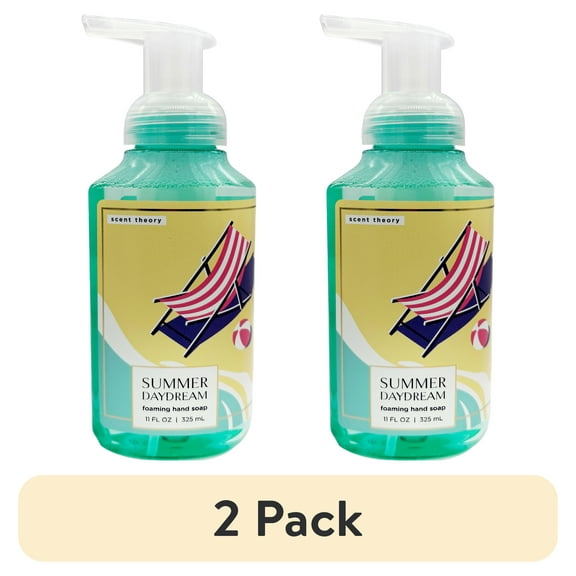 (2 pack) Scent Theory Foaming Hand Soap, Summer Daydream, 11 oz