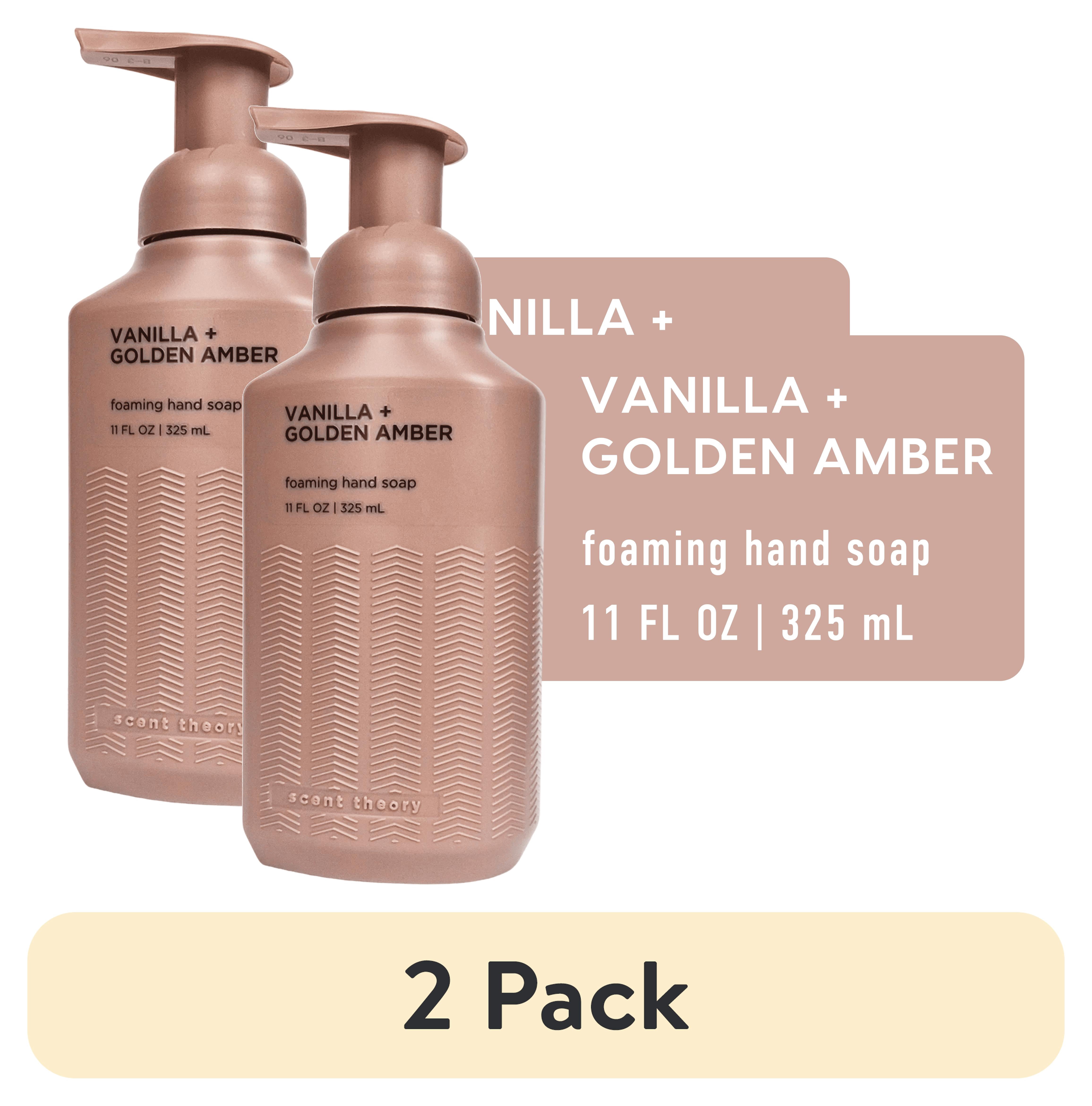 (2 pack) Scent Theory Foaming Hand Soap, Vanilla + Golden Amber, 11 fl oz