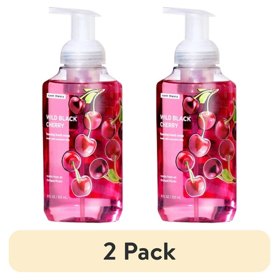 (2 pack) Scent Theory Foaming Hand Soap, Wild Black Cherry, 11 fl oz
