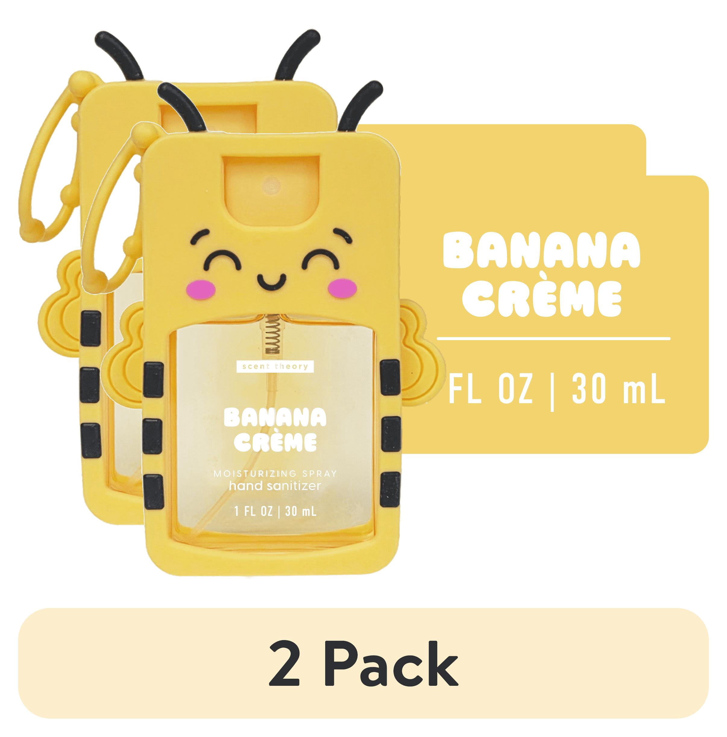 (2 pack) Scent Theory Hand Sanitizer Spray, Banana Creme, 1 fl oz