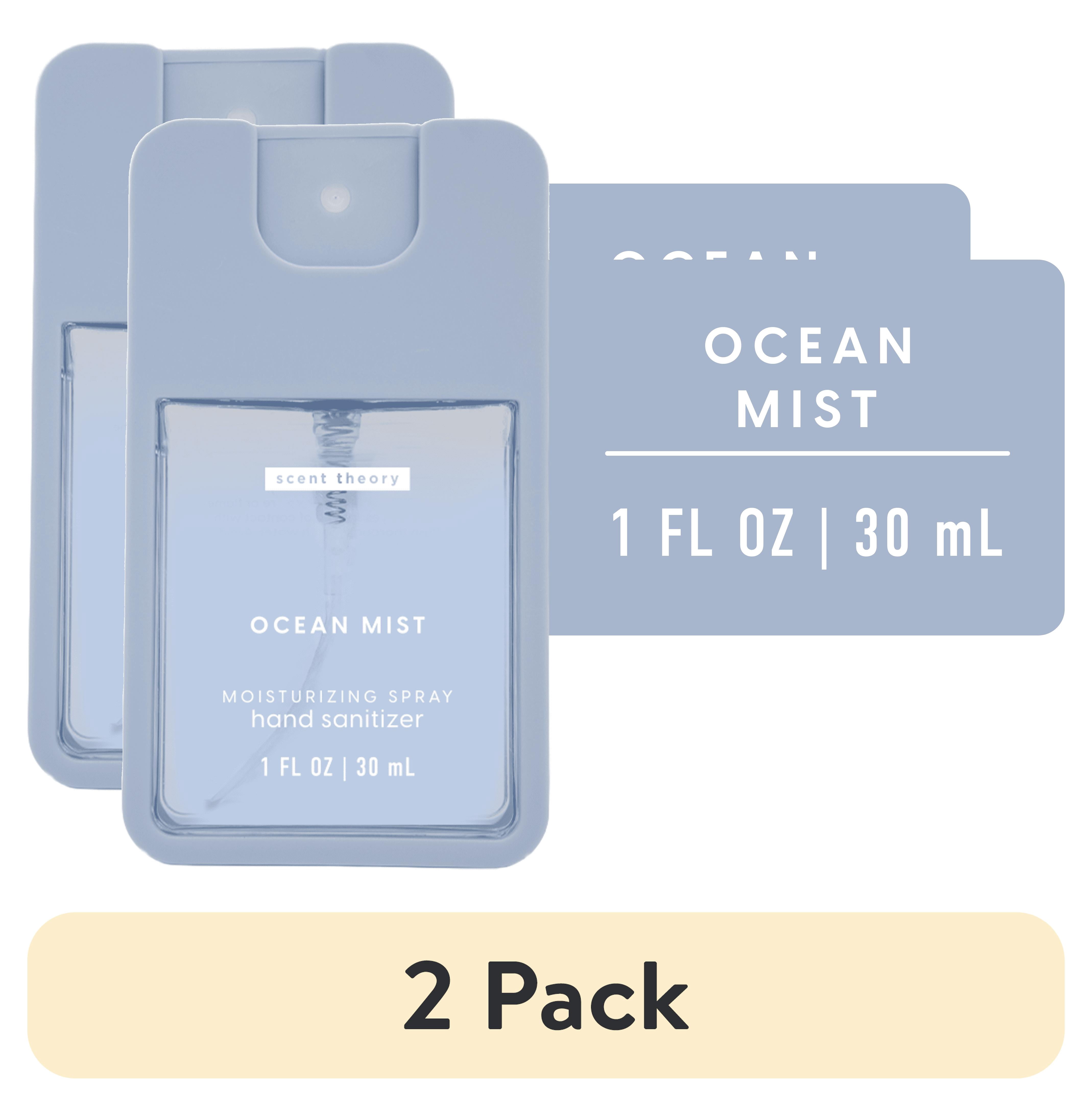 (2 pack) Scent Theory Hand Sanitizer Spray, Ocean Mist, 1 fl oz