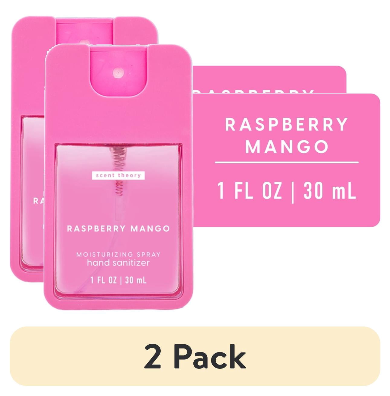 マニー　ローズ　ハンギングプランター　クリーナーシートBOX　イマン　many 2 pack) Scent Theory Hand Sanitizer Spray, Raspberry Mango, 1 fl