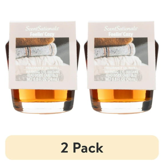(2 pack) ScentSationals Aroma Accent Fragrance Oil, Feelin Cozy