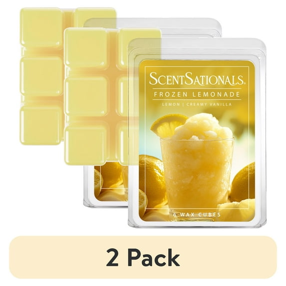 (2 pack) Frozen Lemonade Scented Wax Melts, ScentSationals, 2.5 oz
