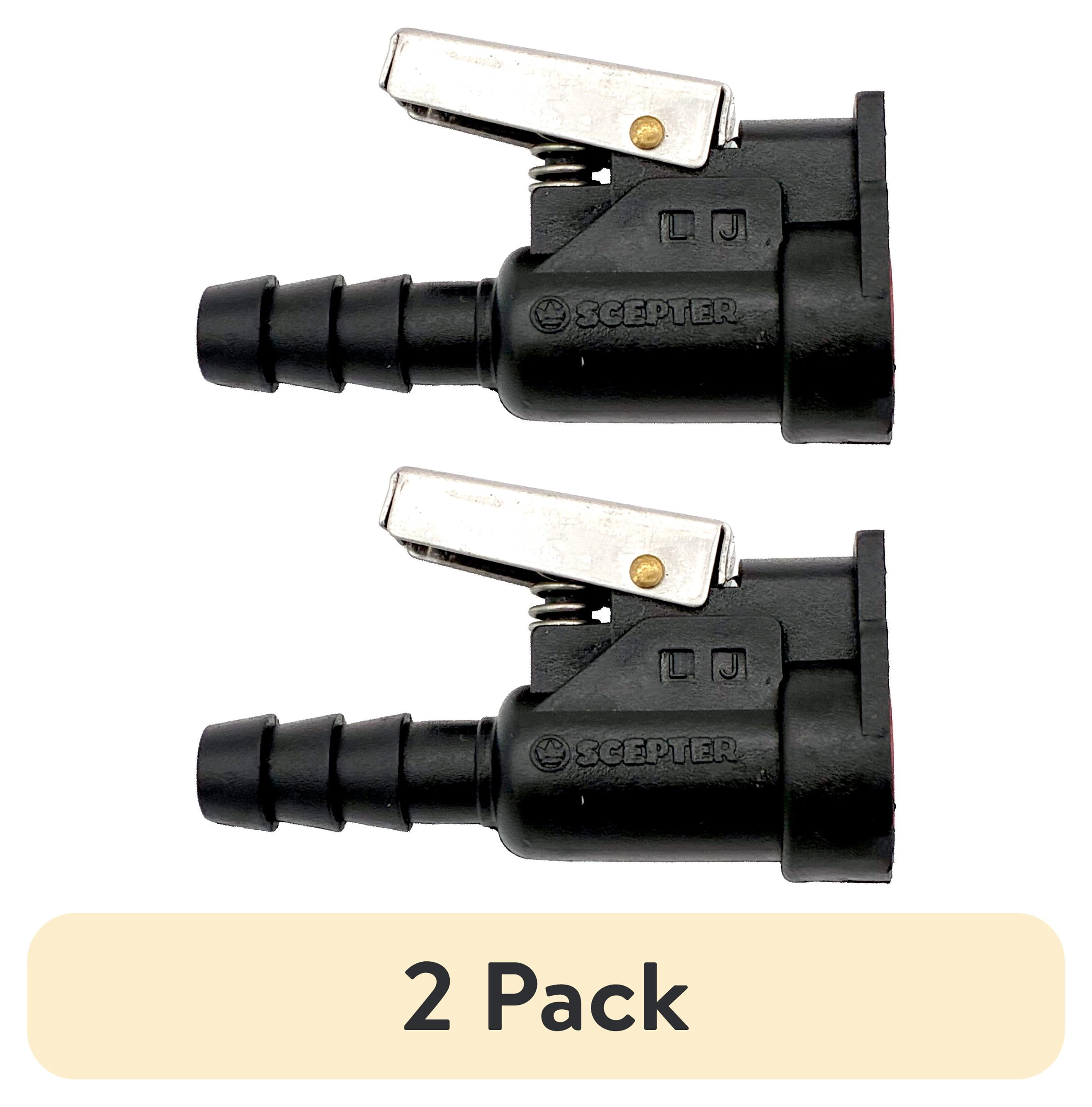 (2 pack) Scepter 05815, Yamaha Boat Fuel Line Engine/Tank Connector - 3/8" Female Con 5.5"H x 1.77"L x 1.1"W