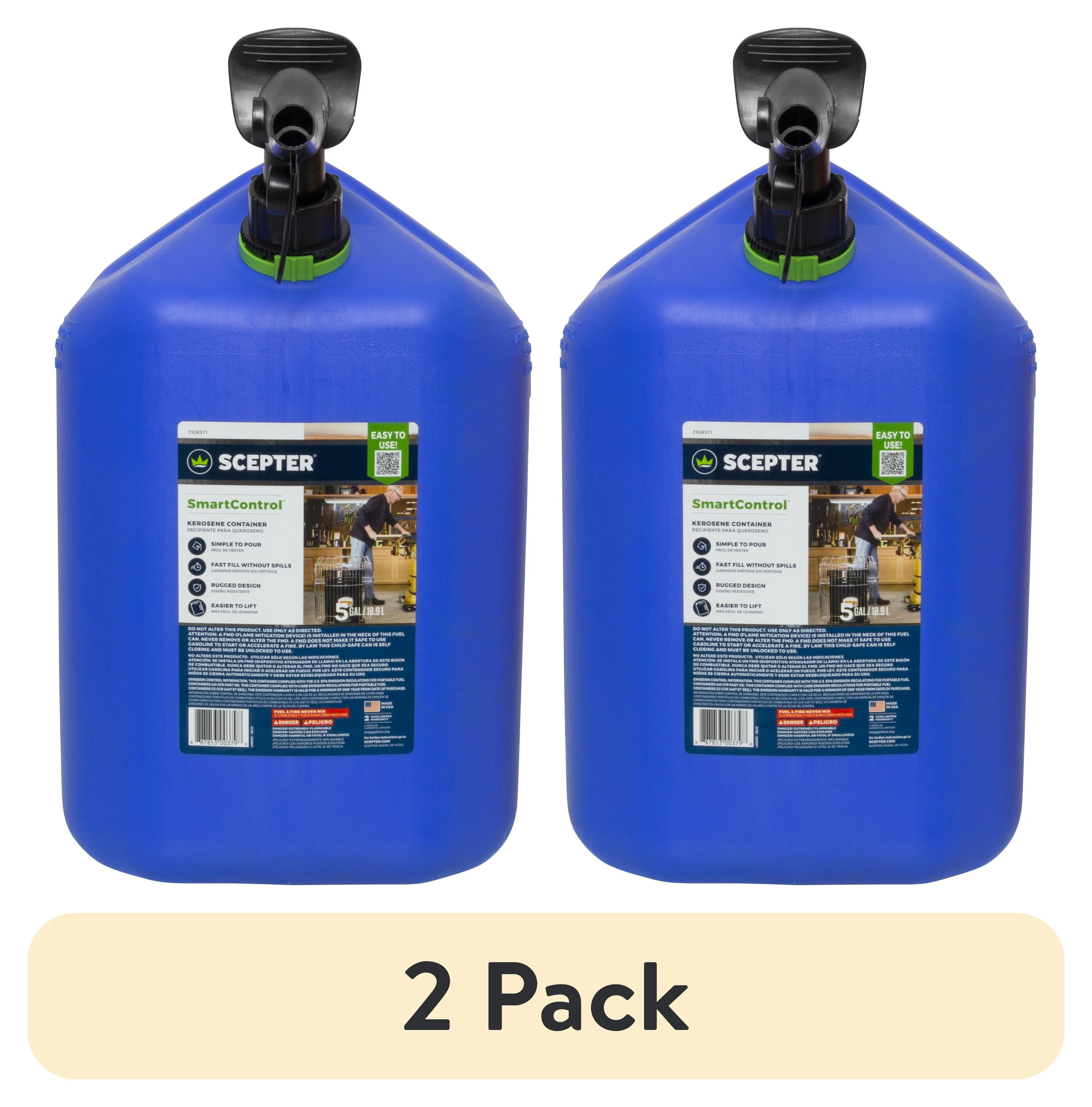 YA−MAN STA-209L BLUE 2 pack) Scepter 5 Gallon Capacity SmartControl Dual Handle