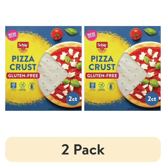 (2 pack) Schar Gluten Free Pizza Crust, Sourdough Italian Pizza Crust, Shelf-Stable, 10.6 oz, 2 Count