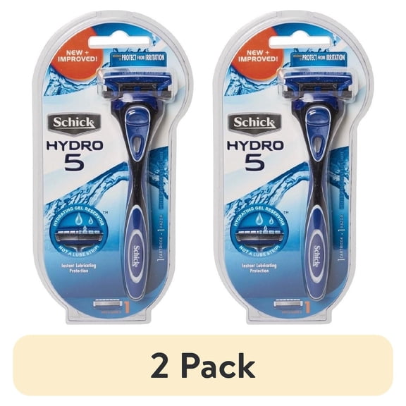 (2 pack) Schick Hydro 5 Razor with 1 Refill Cartridge