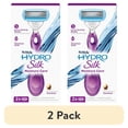 thumbnail image 1 of (2 pack) Schick Hydro Silk Moisture Care with Shea Butter Razor with 2 Refill Blade Cartridges, 1 of 2