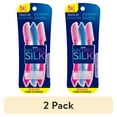 thumbnail interactive-video image 1 of (2 pack) Schick Hydro Silk Touch-up Dermaplaning Tool with Precision Cover, 5 Ct, Womens Facial & Eyebrow Razor, 1 of 12