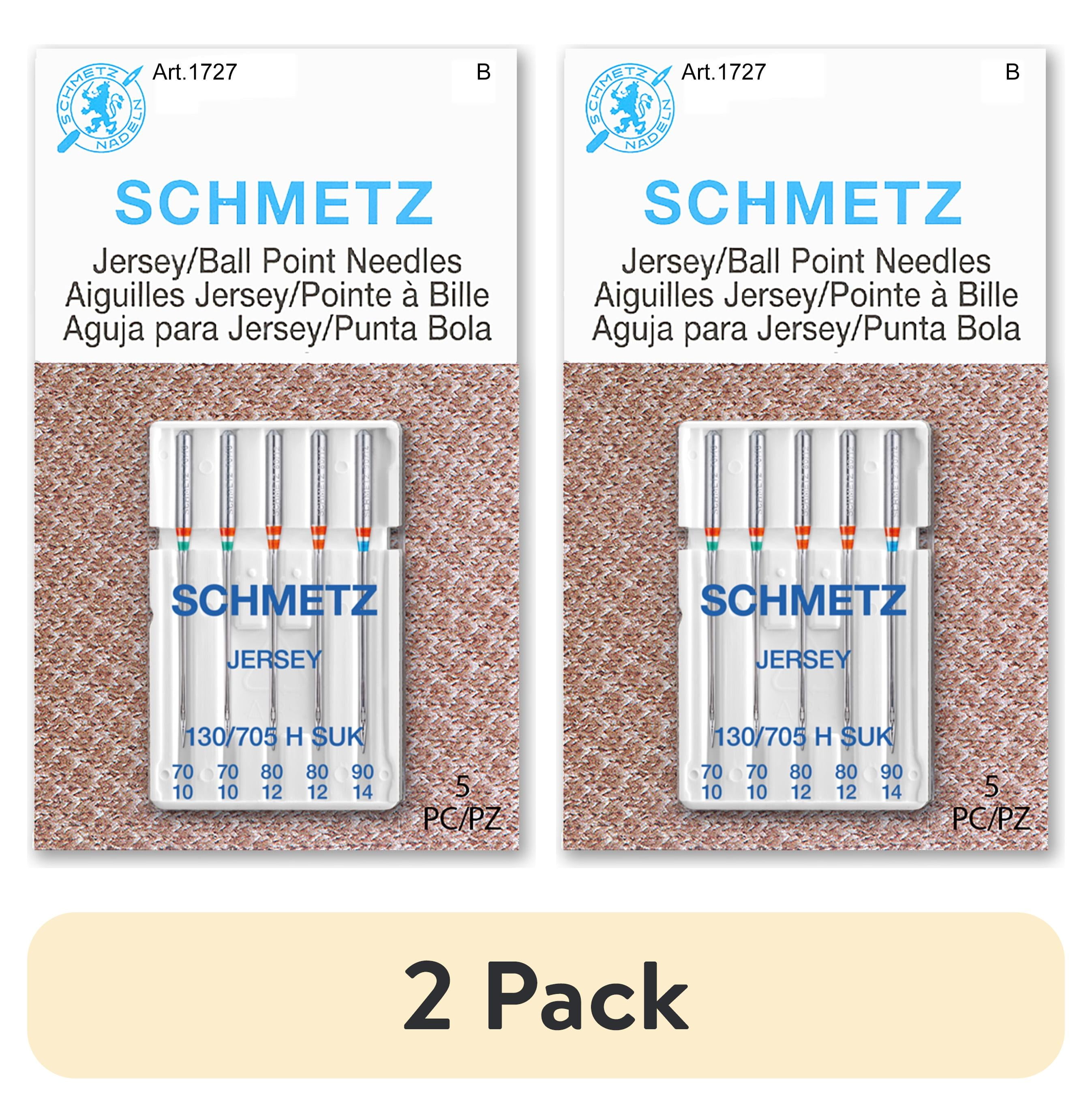 2 pack) Schmetz Jersey Assorted Sewing Machine Needles - Size 70