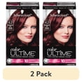 thumbnail interactive-video image 1 of (2 pack) Schwarzkopf Color Ultime Hair Color, 4.2 Mahogany Red, 1 Application - Permanent Red Hair Dye for Vivid Color Intensity and Fade-Resistant Shine up to 10 Weeks, 1 of 15