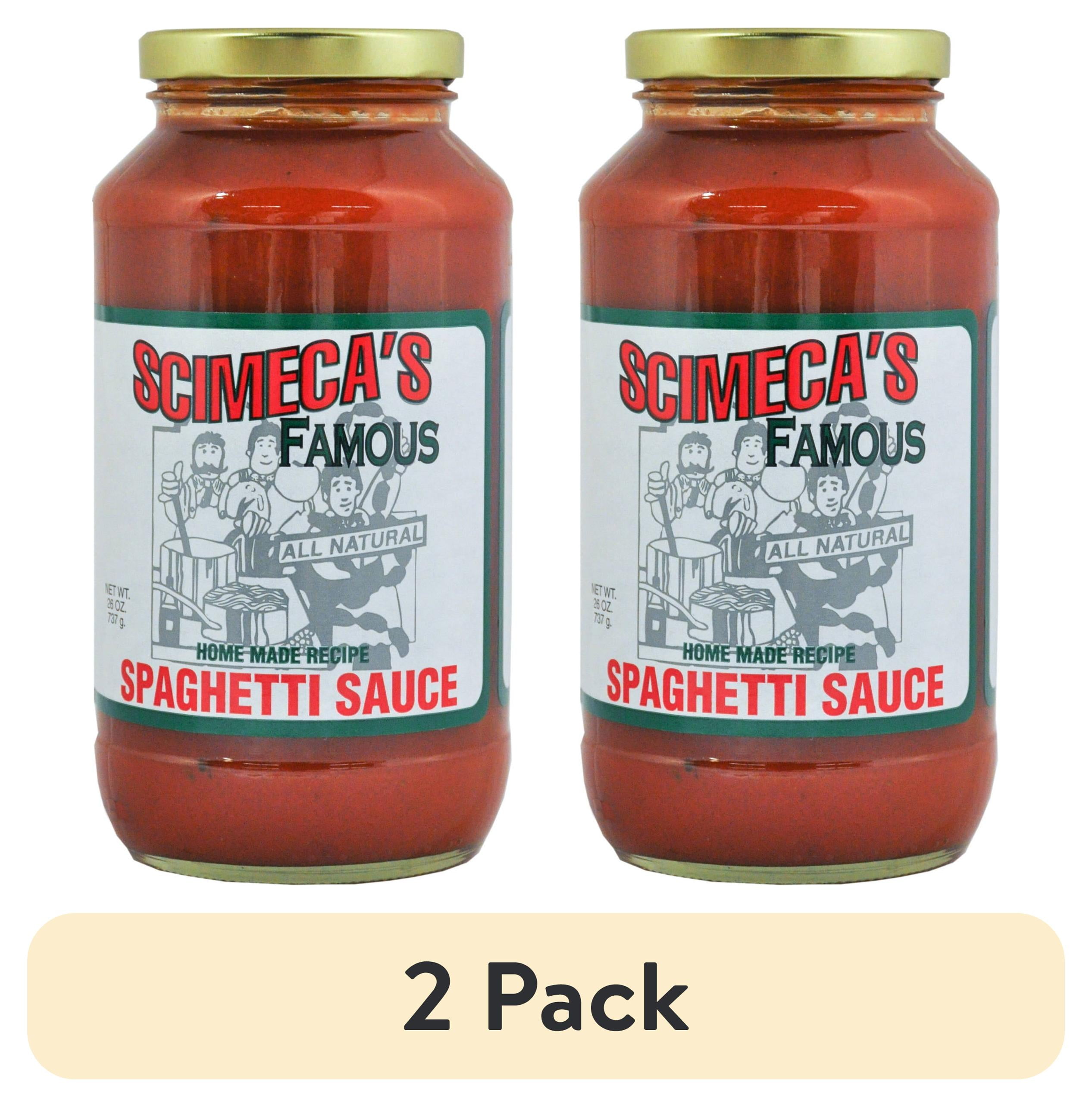 (2 pack) Scimeca's Famous Spaghetti Sauce, 26 oz