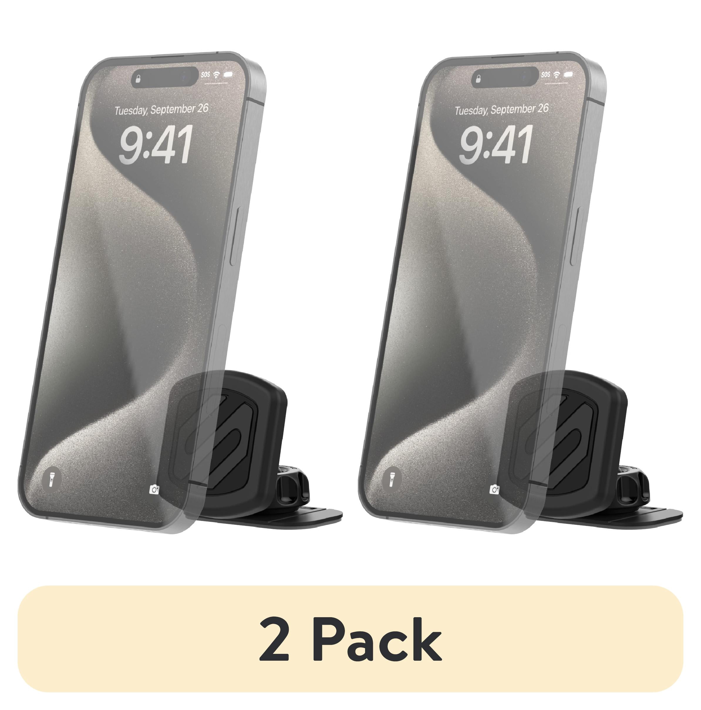 (2 pack) Scosche MAGDM Magicmount Universal Adjustable 360°, Strong Magnetic Dash Car Phone Mount