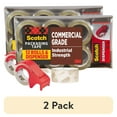 thumbnail image 1 of (2 pack) Scotch Commercial Packaging Tape, Clear, 1.88" 54.6 yd, 12 Rolls, 1 of 14